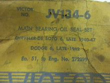 Charger l&#39;image dans la galerie, Chrysler DeSoto Dodge main bearing oil seal set 40 41 42 46 47 48 49 50 early 51
