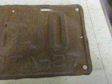 Charger l&#39;image dans la galerie, Alberta Canada 1927 licence plate  27
