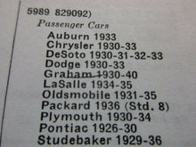 Charger l&#39;image dans la galerie, 5989 Lasalle Locomobile Marmon Marquette Moon Oakland 27 28 29 30 31 32 33 34
