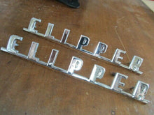 Charger l'image dans la galerie, - OEM Packard Clipper 1954 pair used namecrest emblem chrome 51 52 53 54 55 Shipping include
