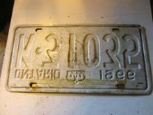 Charger l&#39;image dans la galerie, 1966 Canada vintage collectible Ontario license plate 66 K 31
