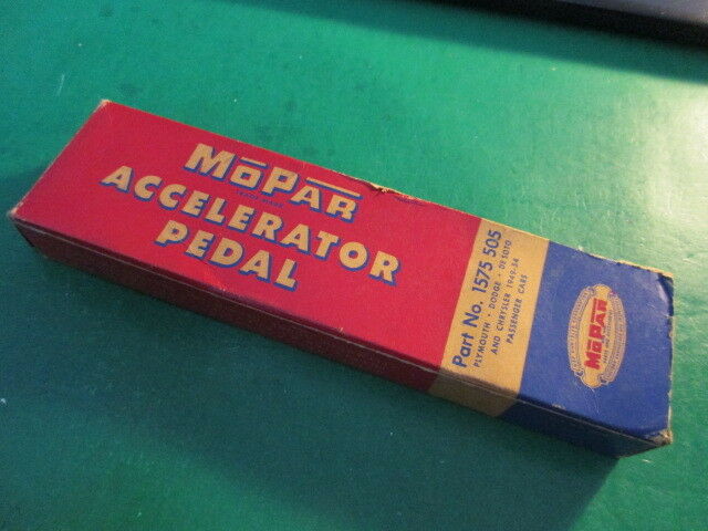 1575 505 Mopar NOS acc. pedal Chrysler DeSoto Dodge Plymouth 49 50 51 52 53 54