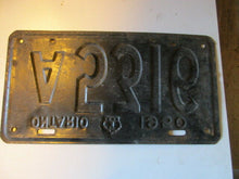 Charger l&#39;image dans la galerie, 1950 Canada vintage collectible Ontario license plate 50 A
