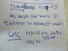 Charger l&#39;image dans la galerie, Chevrolet GMC manifold 39 40 41 42 46 47 48 49 50 51 52 53 54 55 56 57 58 59
