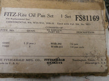 Charger l'image dans la galerie, NORS oil pan set Continental W8 W10 W11 1930 1931 30 31 FS81169

