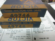 Charger l'image dans la galerie, PAIR oil seal  front wheell Victor 49746 Dodge Plymouth Chrysler Desoto 56 57 58 59 60 61 62

