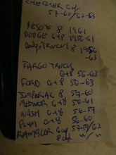 Charger l&#39;image dans la galerie, Checker Dodge Chrysler Desoto Plym Ford Meteor Nash Rambler 56 57 58 59 60 61 63
