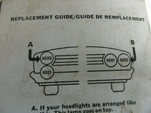 Charger l&#39;image dans la galerie, 4000 Mopar 3459339 4 headlamp system Chrysler Dodge Plymouth 70&#39;s 80&#39;s 90&#39;s
