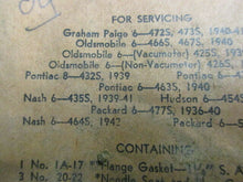 Charger l&#39;image dans la galerie, Carter 639A Graham Paige Oldsmobile Pontiac Nash Hudson Packard  39 40 41 42
