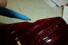 Charger l'image dans la galerie, OEM Mopar Dodge 1941 tail lamp red glass lens 40 41 42 plymouth DeSoto Chrysler

