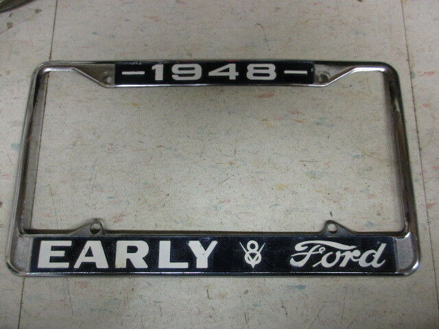1948 Ford license plate V8