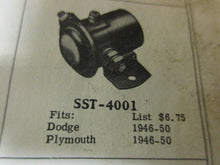 Charger l&#39;image dans la galerie, Auto-lite Mopar Original oem SST-4001 Dodge Plymouth 46 47 48 49 50 51 52 53 54
