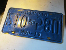 Charger l&#39;image dans la galerie, 1973 Canada vintage collectible Ontario license plate  73
