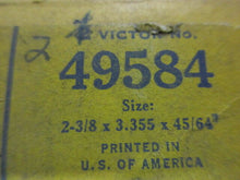 Charger l'image dans la galerie, NORS Oil seal Victor 49584 Ford truck 48 49 50 51 52 53 54 repl. 7EQ-4676  I.H.C. 10070R  crank  SHIPPING INCLUDE
