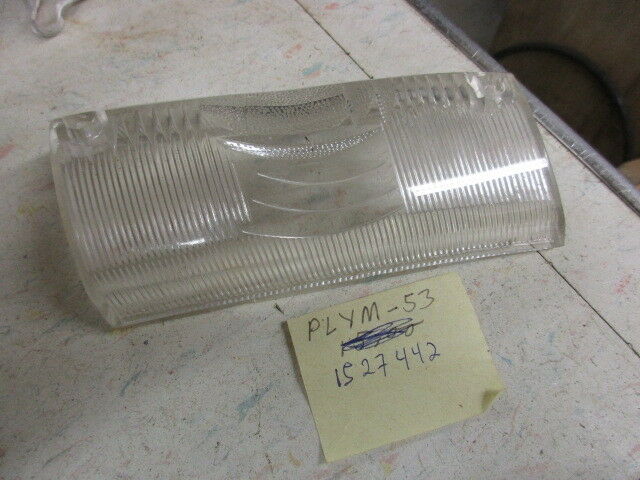 1527442 OEM Mopar Plymouth 1953 parking lamp LENS  Dodge 52 53 54