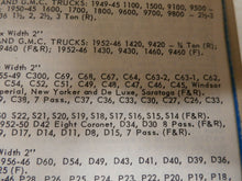 Charger l&#39;image dans la galerie, brake lining 12 x 2 Chrysler DeSoto Dodge 7 &amp; 8 passagers 49 50 51 52 53 54 55
