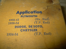 Charger l&#39;image dans la galerie, 1064459 Plymouth Dodge DeSoto Chrysler 34 - 39 40 41 42 46 47 48 49 50 51 52 53
