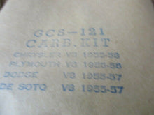 Charger l&#39;image dans la galerie, 55 56 Dodge Plymouth 8 cyl. carburetor kit std transm. 1955 1956 M-314 Carter
