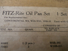Charger l'image dans la galerie, NORS oil pan set Continental W8 W10 W11 1930 1931 30 31 FS81169
