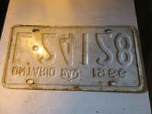 Charger l&#39;image dans la galerie, 1966 Canada vintage collectible Ontario license plate 66 L
