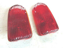 Charger l'image dans la galerie, NEVER USED NORS GM PAIR GLASS Chevrolet 1949 tail lamp lens 49 Lynx Eye T-336
