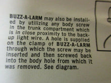 Charger l&#39;image dans la galerie, Chevrolet Buick Ford Dodge Plymouth BUZZ A LARM 48 49 50 51 52 53 54 55 56 57 58
