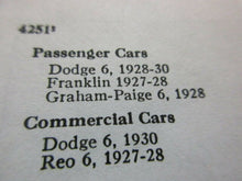 Charger l&#39;image dans la galerie, 4251 NORS  distributor Rotor Dodge 6 Franklin Graham-Paige 6 27 28 29 30
