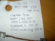 Charger l&#39;image dans la galerie, Checker Hudson Nash Studebaker Willys 50 51 52 53 54 55 56 57 58 59 60   AL-117
